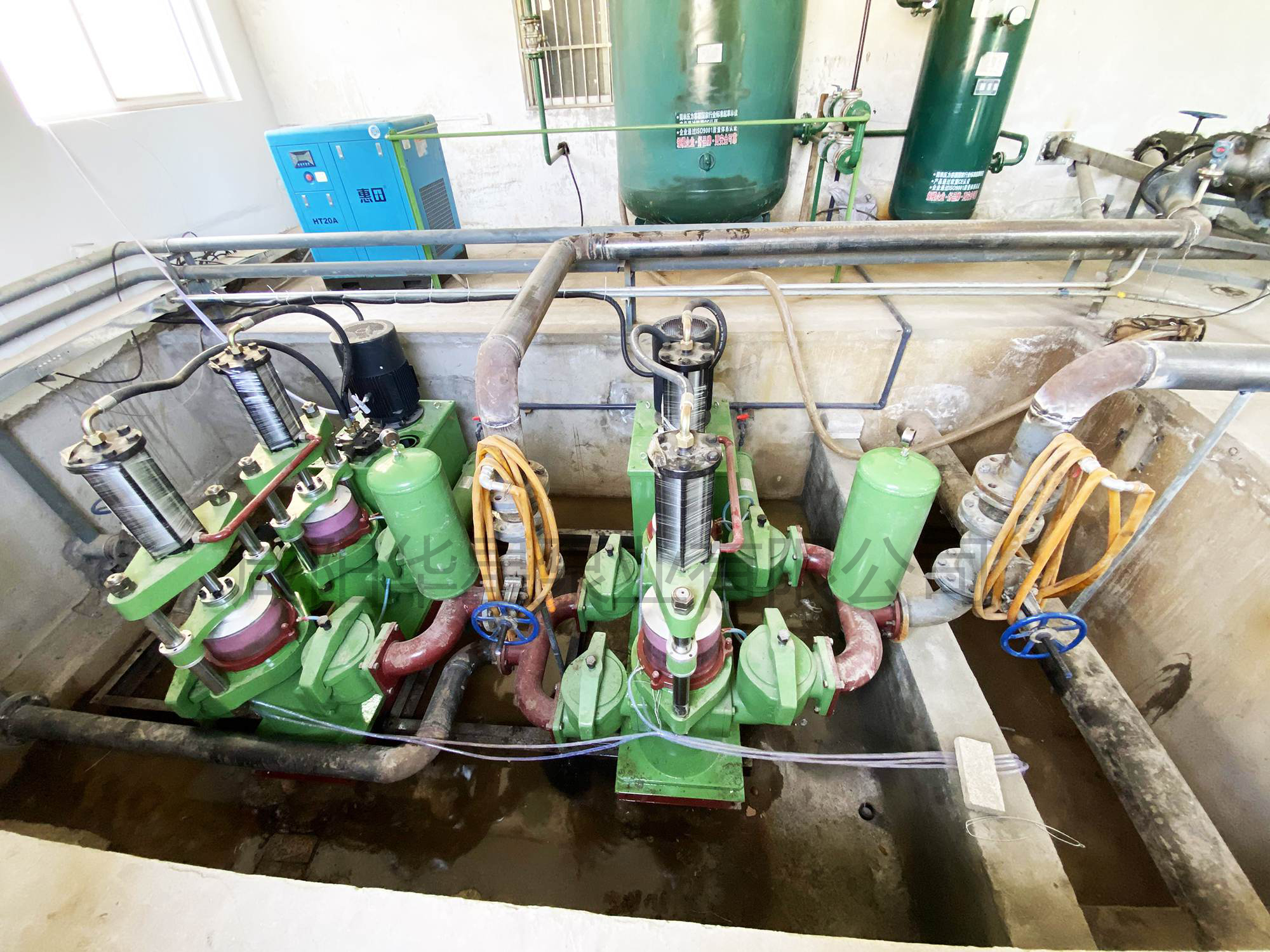 陶瓷柱塞泵替換螺桿泵現場 陶瓷柱塞泵替換螺桿泵現場